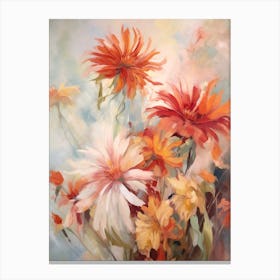 Fall Flower Painting Gaillardia 2 Canvas Print