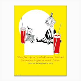 The Moomin Colour Collection I Like You Canvas Print
