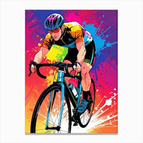 Bmx Biker Canvas Print