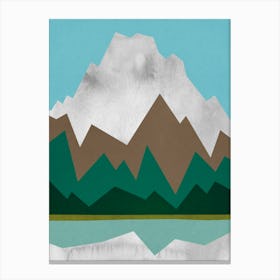 Collage landscape 6 Canvas Print