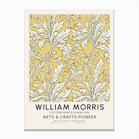 William Morris Style Art Exhibition Canvas Print