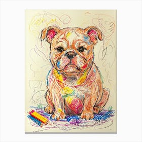 Bulldog Canvas Print