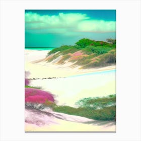 Jericoacoara Brazil Soft Colours Tropical Destination Canvas Print