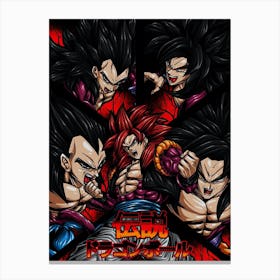 Dragon Ball Anime Poster 4 Canvas Print