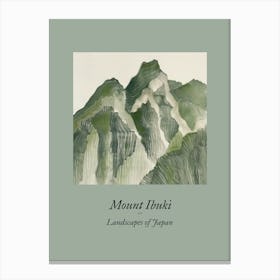 Landscapes Of Japan Mount Ibuki 48 Canvas Print