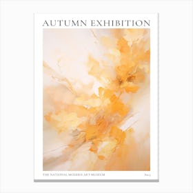 Autumn Exhibition Modern Abstract Poster 5 Canvas Print