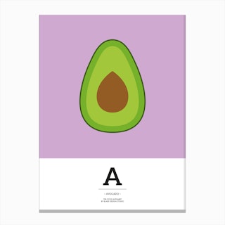 The Food Alphabet – A Canvas Print