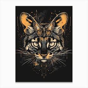 Saber Cat Canvas Print