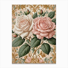 Two Roses Canvas Print