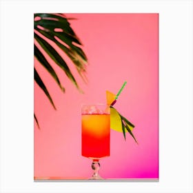 Tropical Cocktail Canvas Print