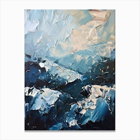 'Blue Wave' 1 Canvas Print