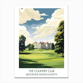 The Country Club (Brookline)   Brookline Massachusetts 3 Canvas Print