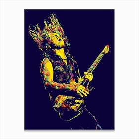 Kirk Hammett metallica band music 2 Canvas Print