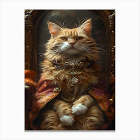 King Cat Canvas Print