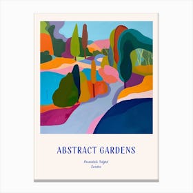 Colourful Gardens Rosendals Trdgrd Sweden 3 Blue Poster Canvas Print