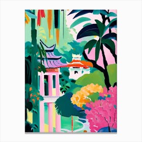 Nan Lian Garden, 1, Hong Kong Abstract Still Life Canvas Print