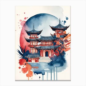 Chinese Pagoda 33 Canvas Print