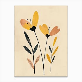 Yellow Flowers 1 Canvas Print