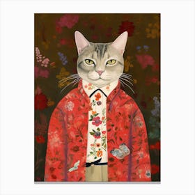 Gucci Fashionista Cats 5 Canvas Print