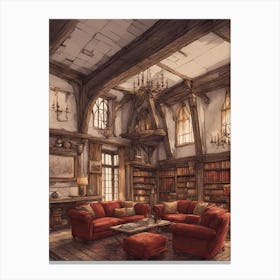 Library 1 Canvas Print