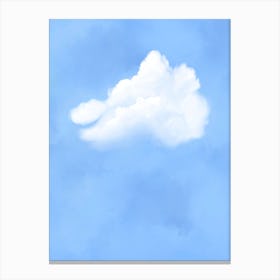 Cloud Sky Blue  Canvas Print