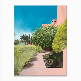 Mediterranean Garden Canvas Print