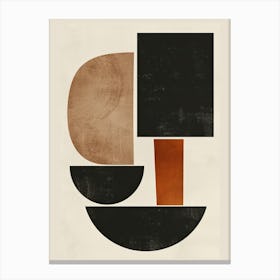 Boston Stone Park Bauhaus Minimalist Canvas Print