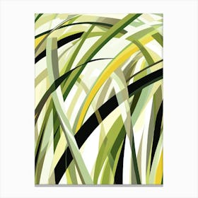 Abstract Grass Art Canvas Print