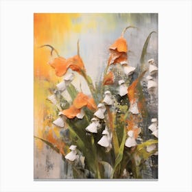 Fall Flower Painting Lily Of The Valley 2 Canvas Print