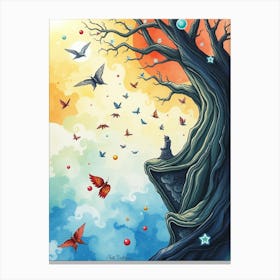 Tree In The Sky Canvas Print