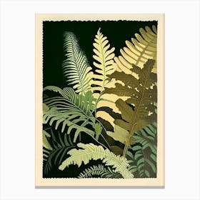 Boston Fern Rousseau Inspired Canvas Print