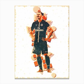 ibrahimovic retro 1 Canvas Print