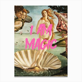 I am Magic Birth of Venus Renaissance Painting Canvas Print