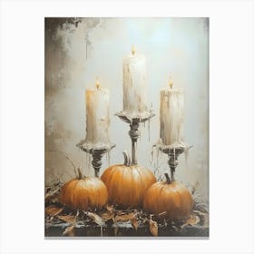 Three Pumpkins 6 Canvas Print