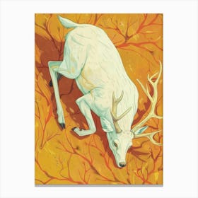 Deer Illustration 13 Canvas Print