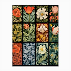 Morris Flowers Canvas Print