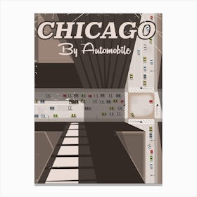 Chicago By Automobile Canvas Print