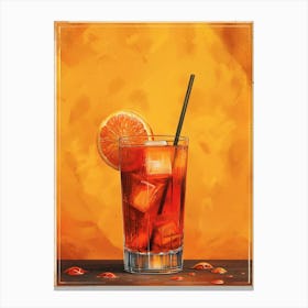 Aperol Spritz Art Print 446 Canvas Print