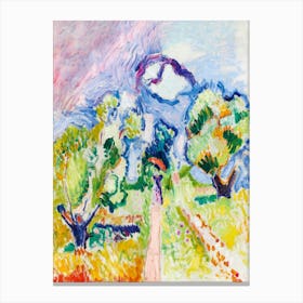 Henri Matisse Painting - Promenade des Oliviers, France 1905 HD Canvas Print