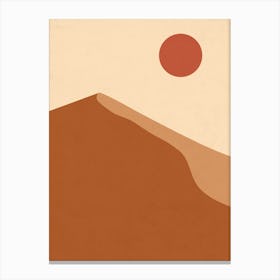 Desert Sun Canvas Print