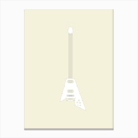Guitar Art - Vee Type Canvas Print