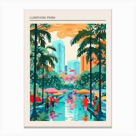 Lumphini Park Bangkok Thailand 3 Canvas Print