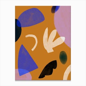 Floating Shapes Canvas Print
