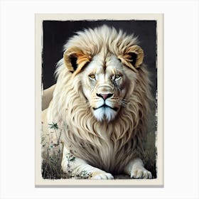 Lion art 61 Canvas Print