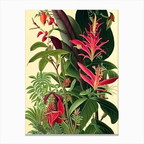 Jungle 8 Botanicals Canvas Print