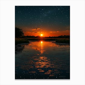 Starry Night 9 Canvas Print