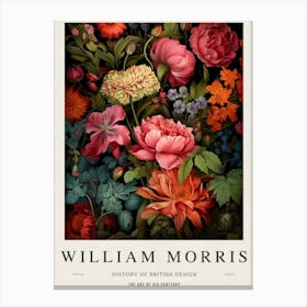 William Morris Print, Kew Gardens Print, London Print, William Morris Poster, Vintage Wall Art, Floral Art, Vintage Poster 1 Canvas Print