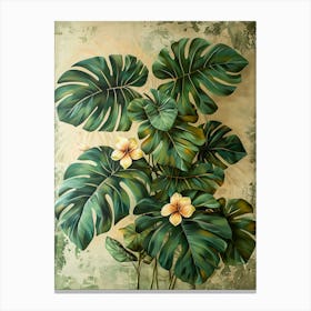 Monstera Leaves Canvas Print