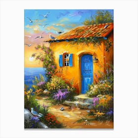 House By The Sea 2 Canvas Print