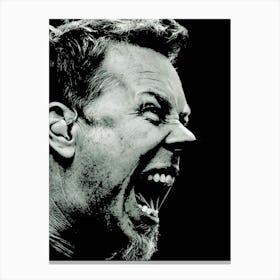 James Hetfield Metallichead band music 32 Canvas Print